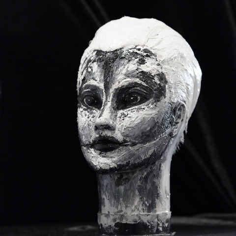 Vibrant Crime Arts Innocuously InsidiousAcrylic Mannequin HeadVibrant Crime Arts