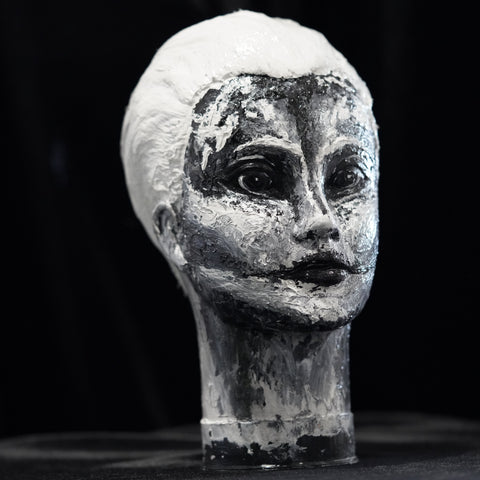 Vibrant Crime Arts Innocuously InsidiousAcrylic Mannequin HeadVibrant Crime Arts