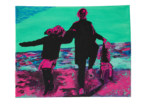 Vibrant Crime Arts Apocalypse BeachPaintingVibrant Crime Arts