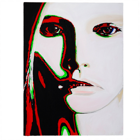 Vibrant Crime Arts Born to be BoredOriginal Acrylic PaintingVibrant Crime Arts