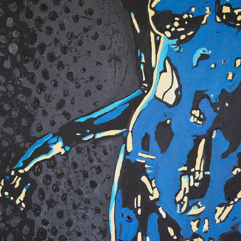 Vibrant Crime Arts The Faceless, 40" x 20" Acrylic on CanvasPaintingVibrant Crime Arts