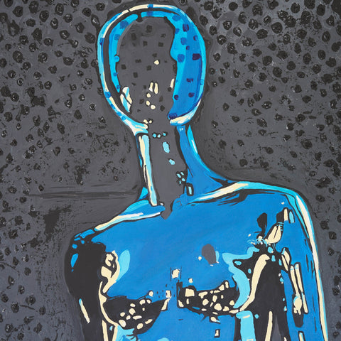 Vibrant Crime Arts The Faceless, 40" x 20" Acrylic on CanvasPaintingVibrant Crime Arts