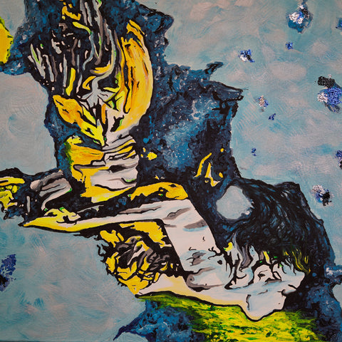 Vibrant Crime Arts Becoming Something ElsePaintingVibrant Crime Arts
