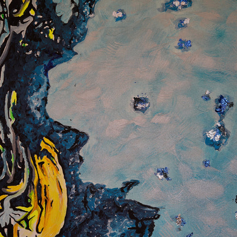 Vibrant Crime Arts Becoming Something ElsePaintingVibrant Crime Arts