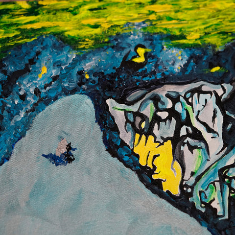 Vibrant Crime Arts Becoming Something ElsePaintingVibrant Crime Arts