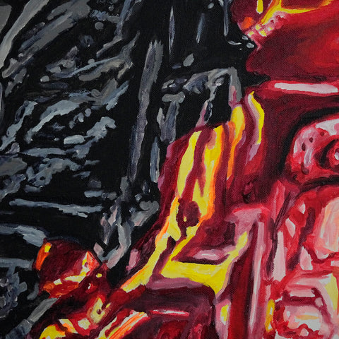 Vibrant Crime Arts Hell Hath No Fury, 40" x 30" x 1 1/2", acrylic on canvasPaintingVibrant Crime Arts
