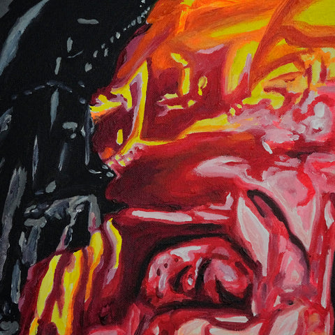 Vibrant Crime Arts Hell Hath No Fury, 40" x 30" x 1 1/2", acrylic on canvasPaintingVibrant Crime Arts