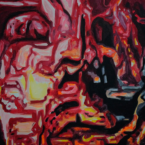 Vibrant Crime Arts Hell Hath No Fury, 40" x 30" x 1 1/2", acrylic on canvasPaintingVibrant Crime Arts