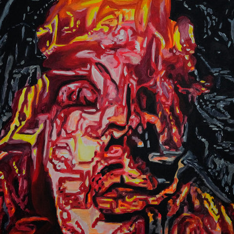 Vibrant Crime Arts Hell Hath No Fury, 40" x 30" x 1 1/2", acrylic on canvasPaintingVibrant Crime Arts