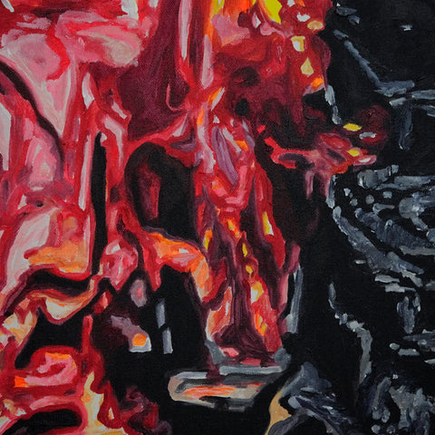 Vibrant Crime Arts Hell Hath No Fury, 40" x 30" x 1 1/2", acrylic on canvasPaintingVibrant Crime Arts
