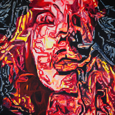 Vibrant Crime Arts Hell Hath No Fury, 40" x 30" x 1 1/2", acrylic on canvasPaintingVibrant Crime Arts