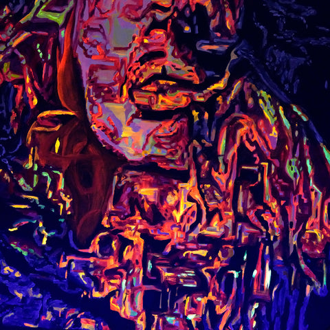Vibrant Crime Arts Hell Hath No Fury, 40" x 30" x 1 1/2", acrylic on canvasPaintingVibrant Crime Arts