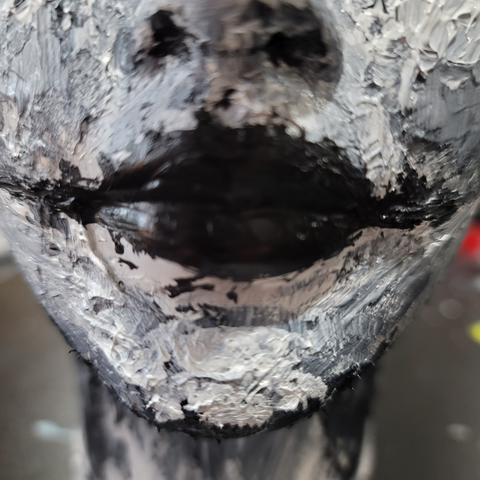 Vibrant Crime Arts Innocuously InsidiousAcrylic Mannequin HeadVibrant Crime Arts