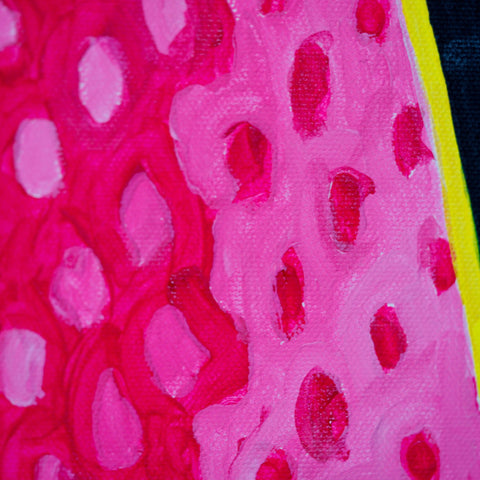 Vibrant Crime Arts The Faceless Neighbors 48" x 30" x 1 1/2", acrylic on canvasPaintingVibrant Crime Arts