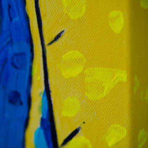 Vibrant Crime Arts The Faceless Neighbors 48" x 30" x 1 1/2", acrylic on canvasPaintingVibrant Crime Arts