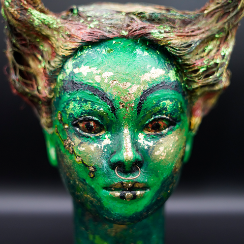 Vibrant Crime Arts TauraAcrylic Mannequin HeadVibrant Crime Arts