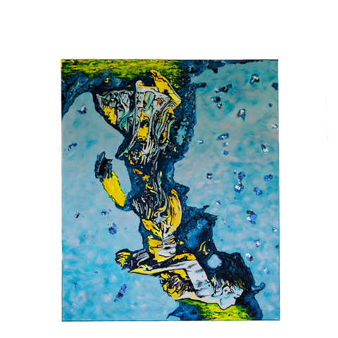 Ephemeral Metamorphosis, 36" x 30" x 3/4", Acrylic on Canvas