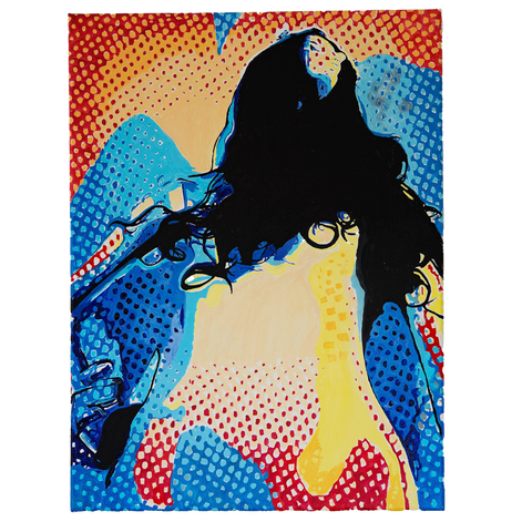 Defiant Dots, 24" x 18" x 3/4", Acrylic on Canvas