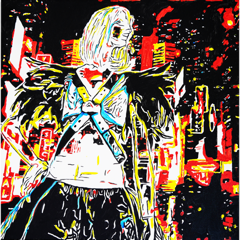 Vibrant Crime Arts Urban MiragePaintingVibrant Crime Arts