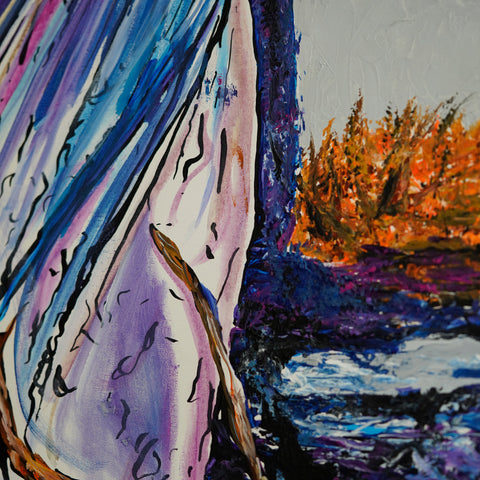 Vibrant Crime Arts dancing while dead 36" x 48", 3/4" depthPaintingVibrant Crime Arts