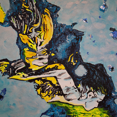 Vibrant Crime Arts Becoming Something ElsePaintingVibrant Crime Arts