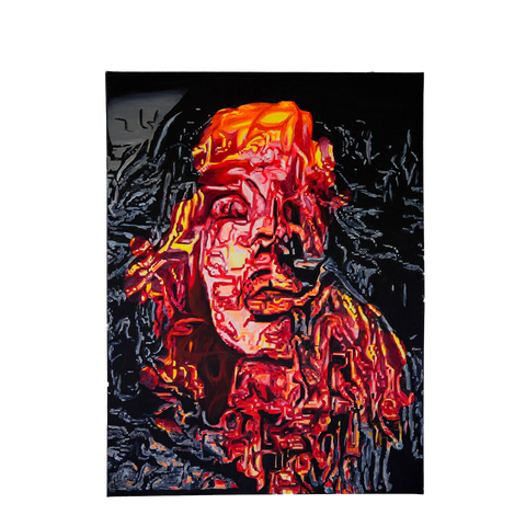 Vibrant Crime Arts Hell Hath No Fury, 40" x 30" x 1 1/2", acrylic on canvasPaintingVibrant Crime Arts