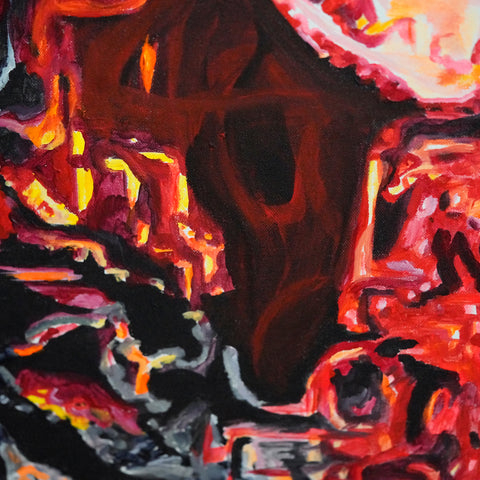 Vibrant Crime Arts Hell Hath No Fury, 40" x 30" x 1 1/2", acrylic on canvasPaintingVibrant Crime Arts