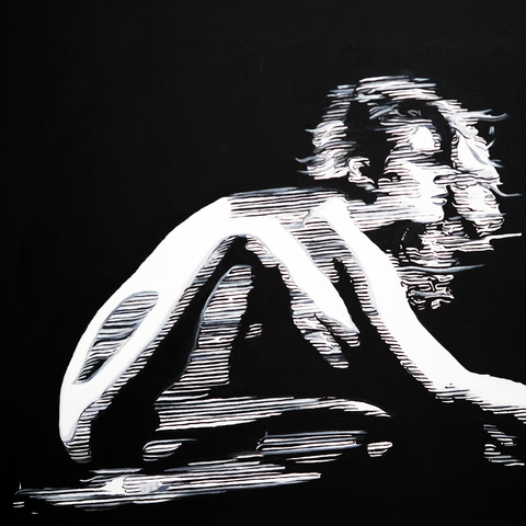 Vibrant Crime Arts naked melting lady, 36" x 48", 3/4"PaintingVibrant Crime Arts