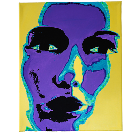 Vibrant Crime Arts pop art faces, 16" x 20", 3/4" depth (3)PaintingVibrant Crime Arts