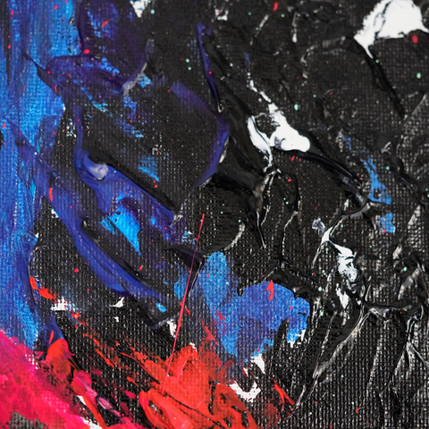 Vibrant Crime Arts Pulse MistressOriginal Acrylic PaintingVibrant Crime Arts