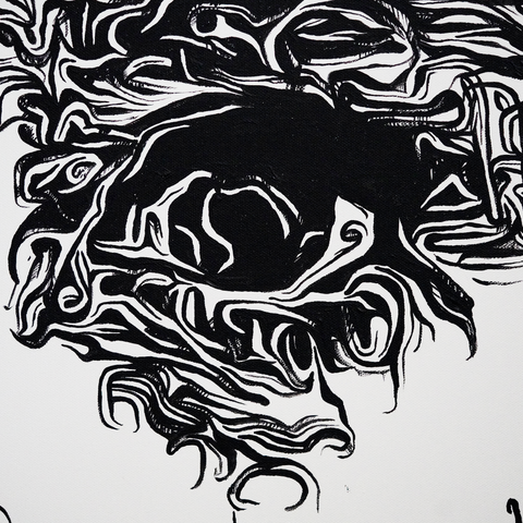 Vibrant Crime Arts Inked Entanglement, 30" x 36", 3/4" depthPaintingVibrant Crime Arts
