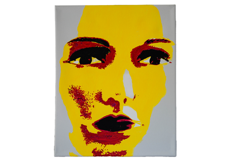 Vibrant Crime Arts pop art faces, 16" x 20", 3/4" depth (3)PaintingVibrant Crime Arts