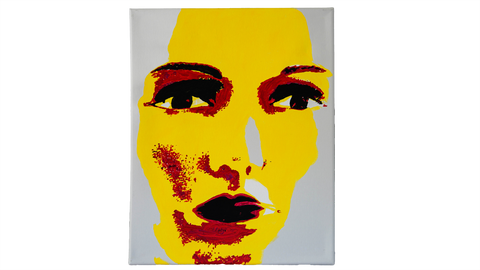Vibrant Crime Arts pop art faces, 16" x 20", 3/4" depth (3)PaintingVibrant Crime Arts