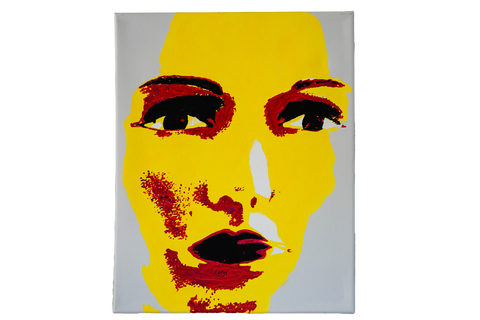 Vibrant Crime Arts pop art faces, 16" x 20", 3/4" depth (3)PaintingVibrant Crime Arts
