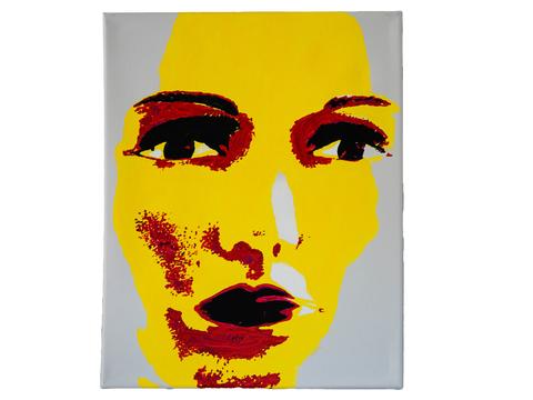 Vibrant Crime Arts pop art faces, 16" x 20", 3/4" depth (3)PaintingVibrant Crime Arts